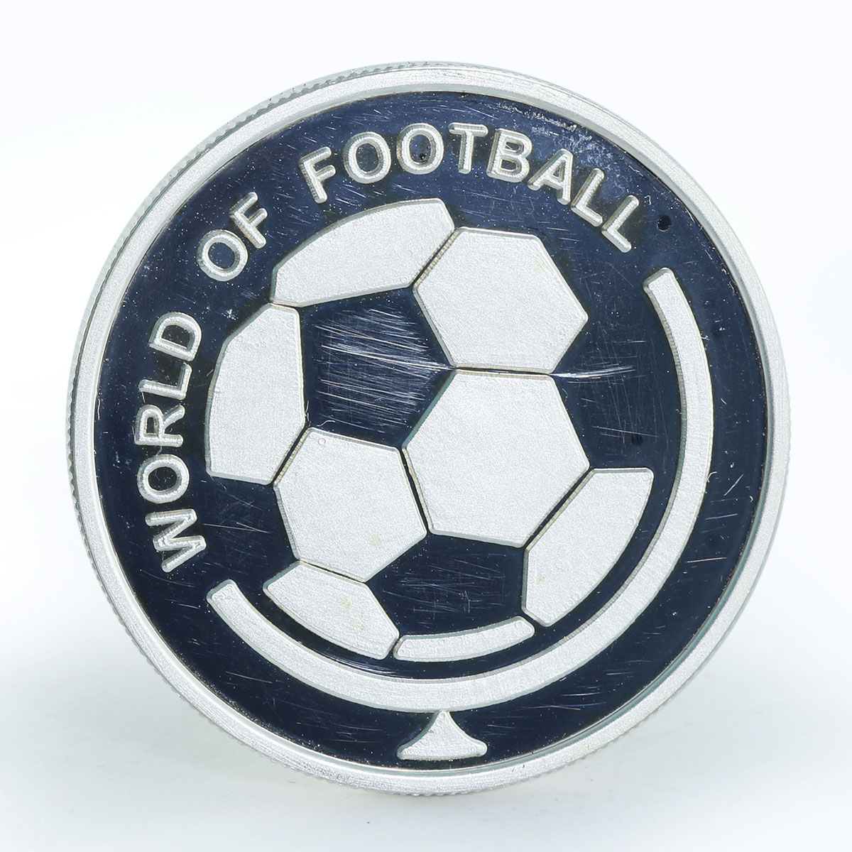 Uganda 1000 shillings World of Football proof silver coin 2002