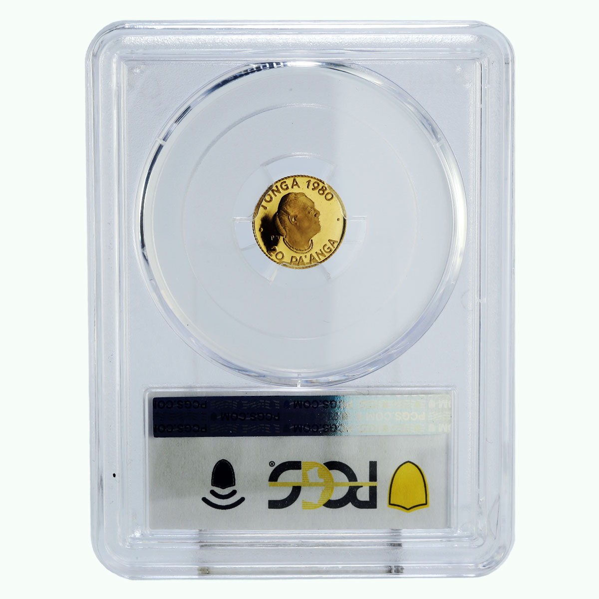 Tonga 20 paanga FAO Food Day Rural Women's Advancement PR67 PCGS gold coin 1980