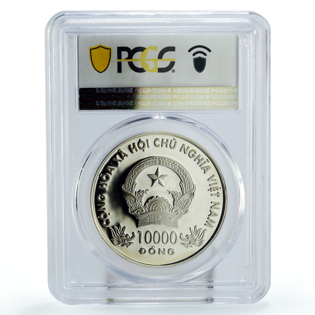 Vietnam 10000 dong Lunar Calendar Year of the Dragon PR67 PCGS silver coin 2000