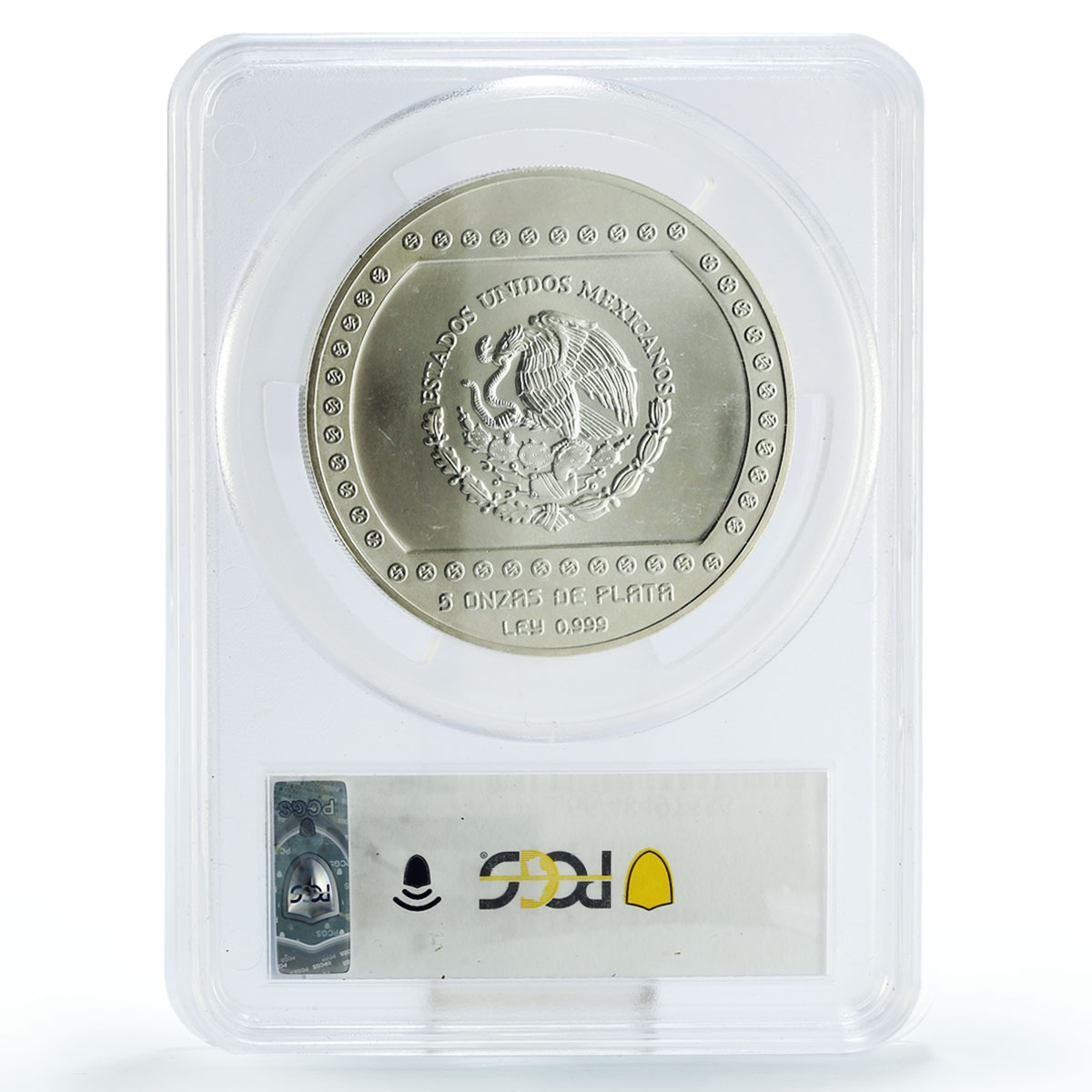 Mexico 10 pesos Precolombina Pyramid El Tajin MS66 PCGS silver coin 1993