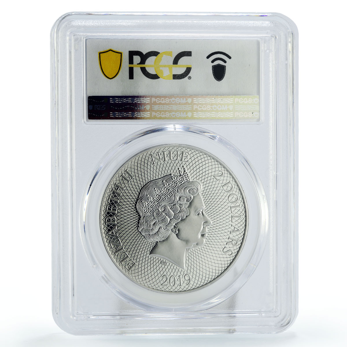 Niue 2 dollars Conservation Wildlife Goat Polar Fauna MS70 PCGS silver coin 2019