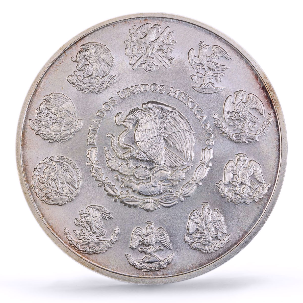 Mexico 5 oz Libertad Angel of Independence MS67 PCGS silver coin 1997