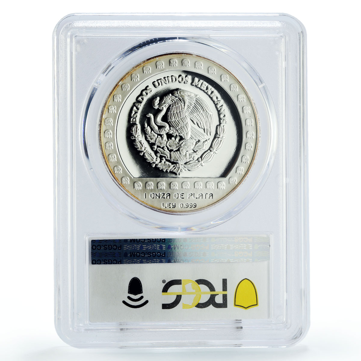 Mexico 100 pesos Precolombina Brasero Efigie Statue PR69 PCGS silver coin 1992