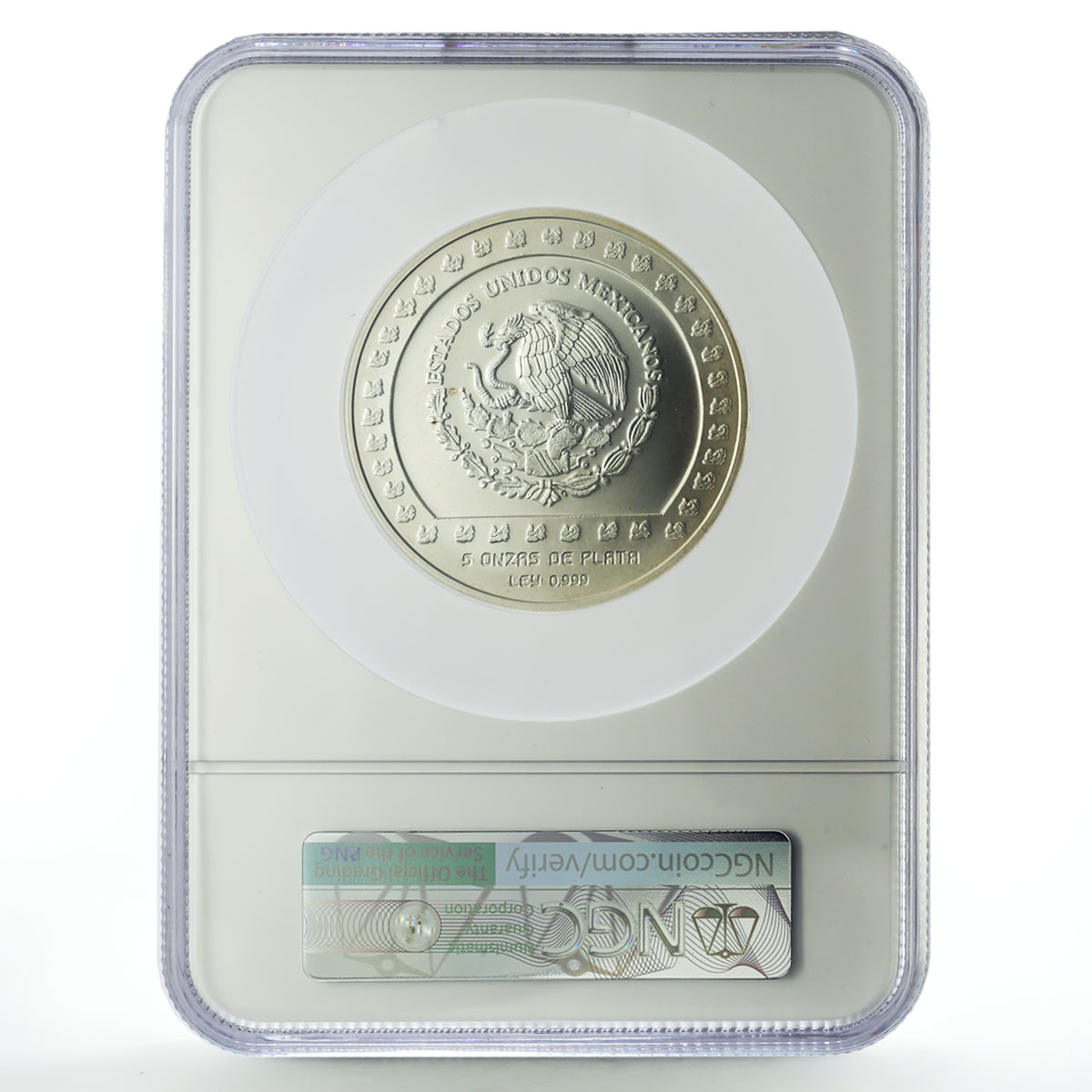 Mexico 10000 pesos Precolombina Piedra de Tizoc MS67 NGC silver coin 1992