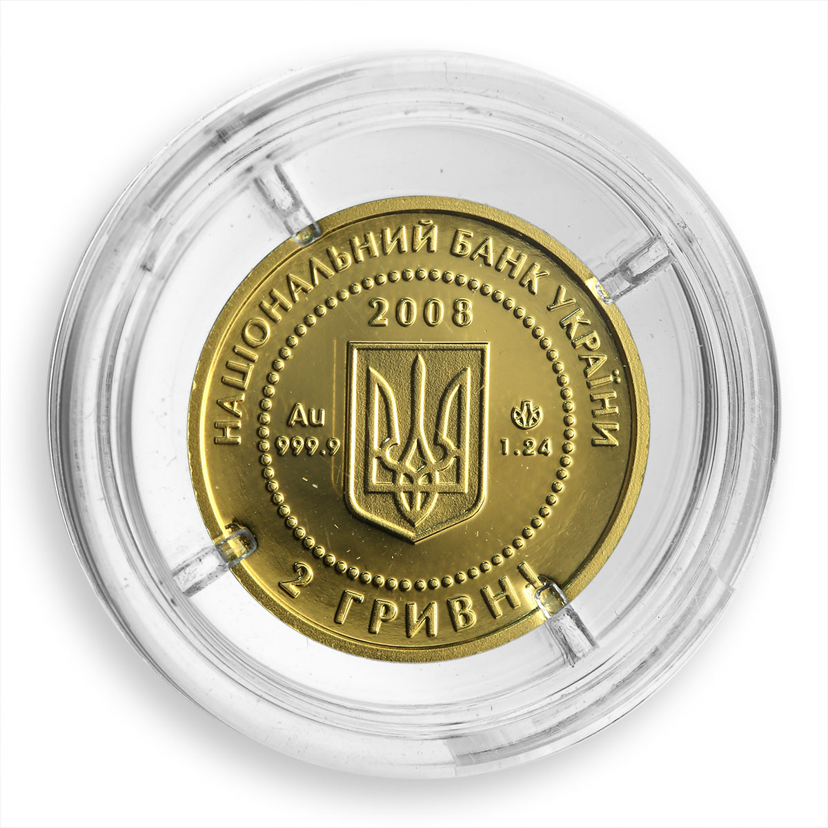 Ukraine 2 hryvnas Skythian Gold The Goddess Api 6th century gold coin 2008