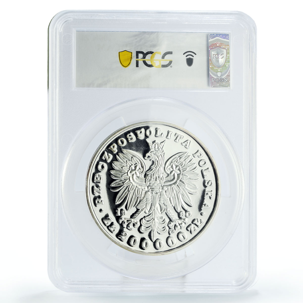 Poland 200000 zlotych Tadeusz Kosciuszko Horseman PR69 PCGS silver coin 1990
