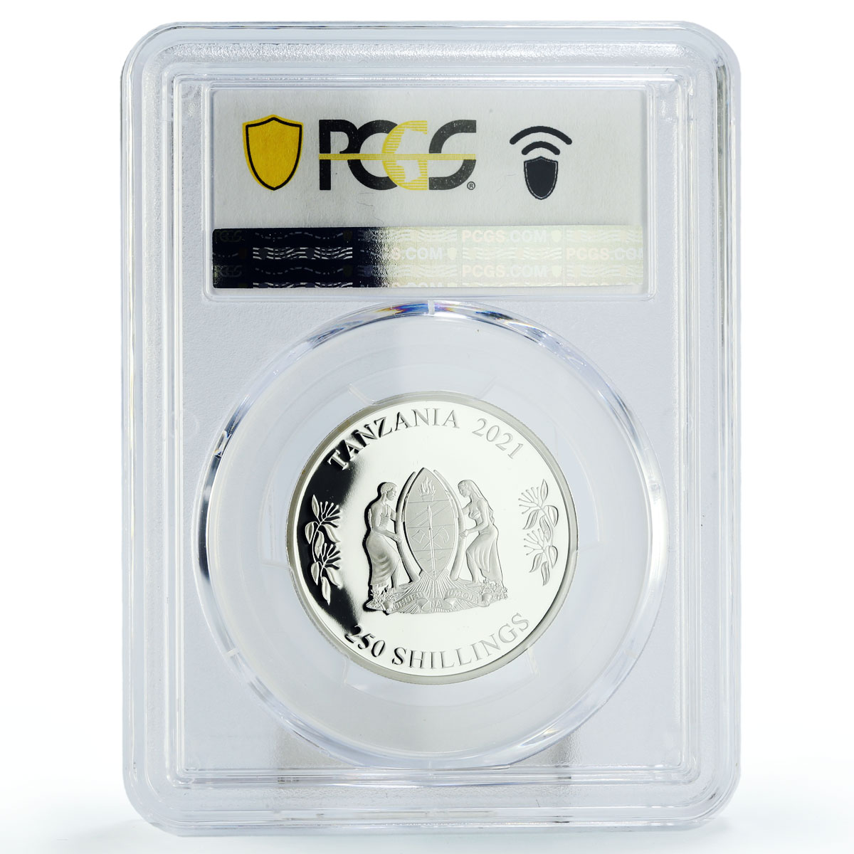 Tanzania 500 shillings Lunar Calendar Year of the Ox PR69 PCGS silver coin 2021