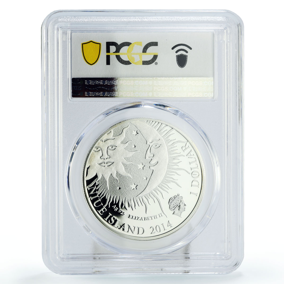 Niue 1 dollar Zodiac Signs series Scorpio PR69 PCGS colored silver coin 2014