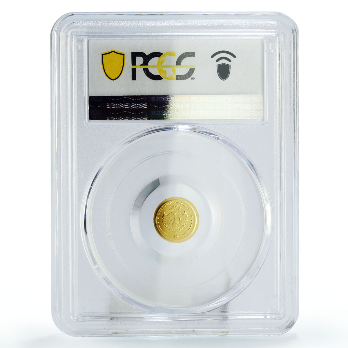 Palau 1 dollar Rome Empire Emperor Romulus Politics MS69 PCGS gold coin 2012