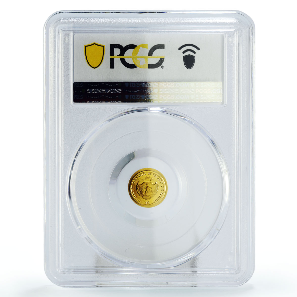 Palau 1 dollar Rome Empire Emperor Caligula Politics MS70 PCGS gold coin 2010