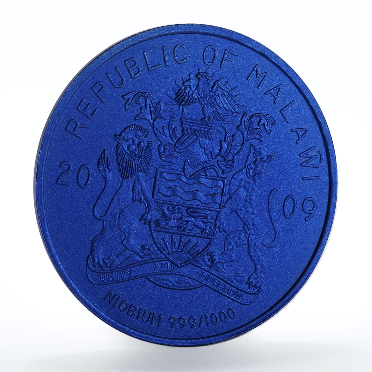 Malawi 50 kwacha Milestones in Space Travel Columbia niobium coin 2009