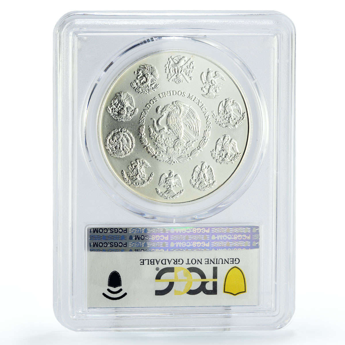 Mexico 5 pesos Conservation Wildlife Prairie Dog Fauna UNC PCGS silver coin 2001