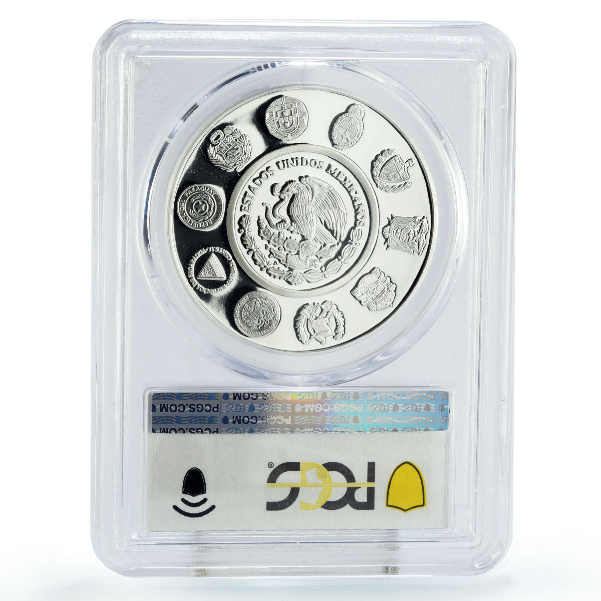 Mexico 5 pesos Navigation Acapulco Galleon Ship Clipper PR69 PCGS Ag coin 2003