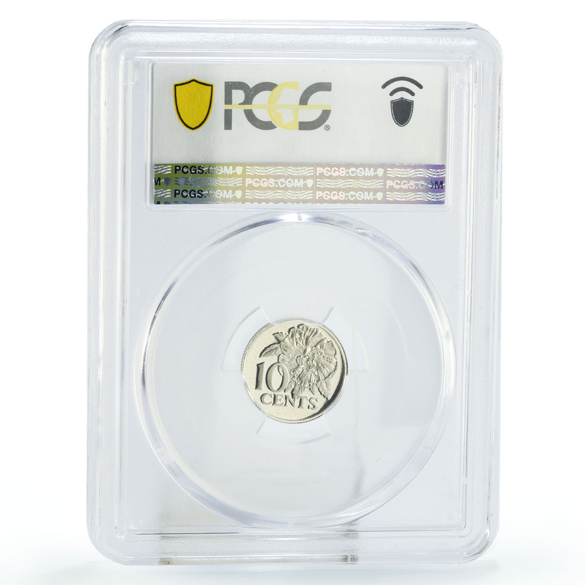 Trinidad and Tobago 10 cents 10th Independence KM-27 PR69 PCGS CuNi coin 1975