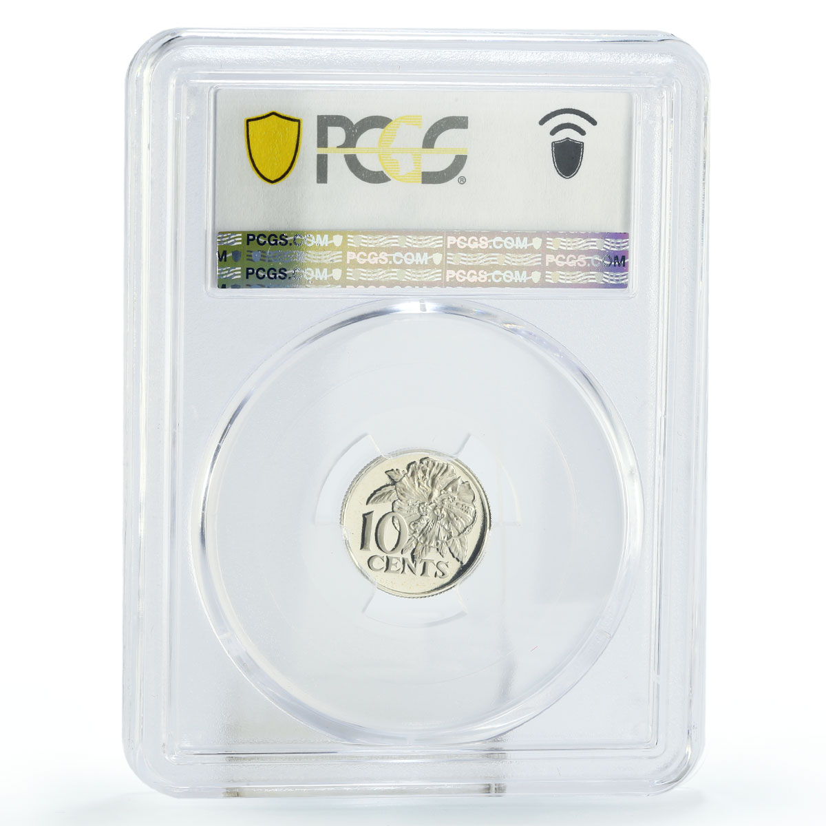 Trinidad and Tobago 10 cents 10th Independence KM-27 PR69 PCGS CuNi coin 1975