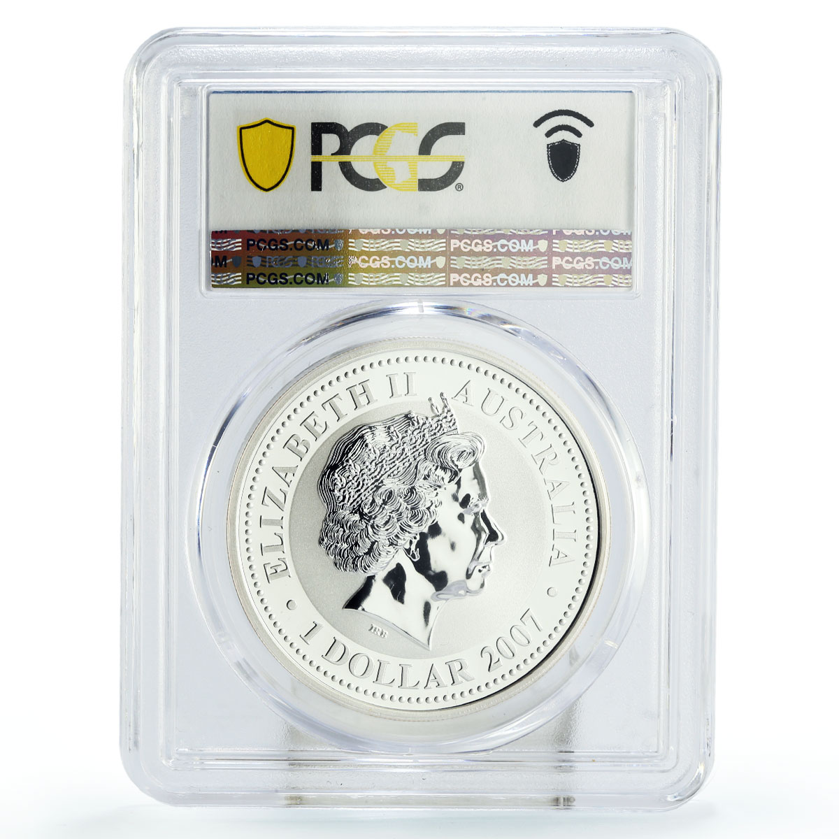 Australia 1 dollar Lunar Calendar I Year of the Ox MS68 PCGS silver coin 2007