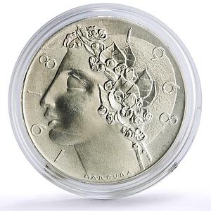 Czechoslovakia 50 korun 50th Jubilee of Independence Freedom silver coin 1968