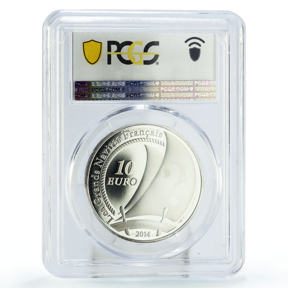 France 10 euro Seafaring Pourquoi Pas Ship Clipper PR68 PCGS silver coin 2014