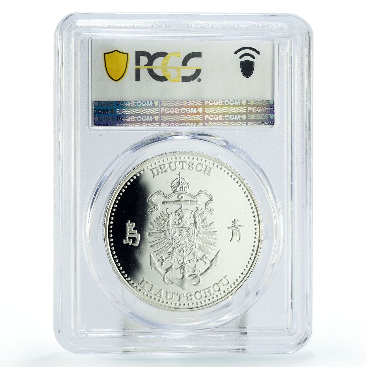 Palau 5 $ International Coins German Kiau Chau KM-20 PR69 PCGS silver coin 1999