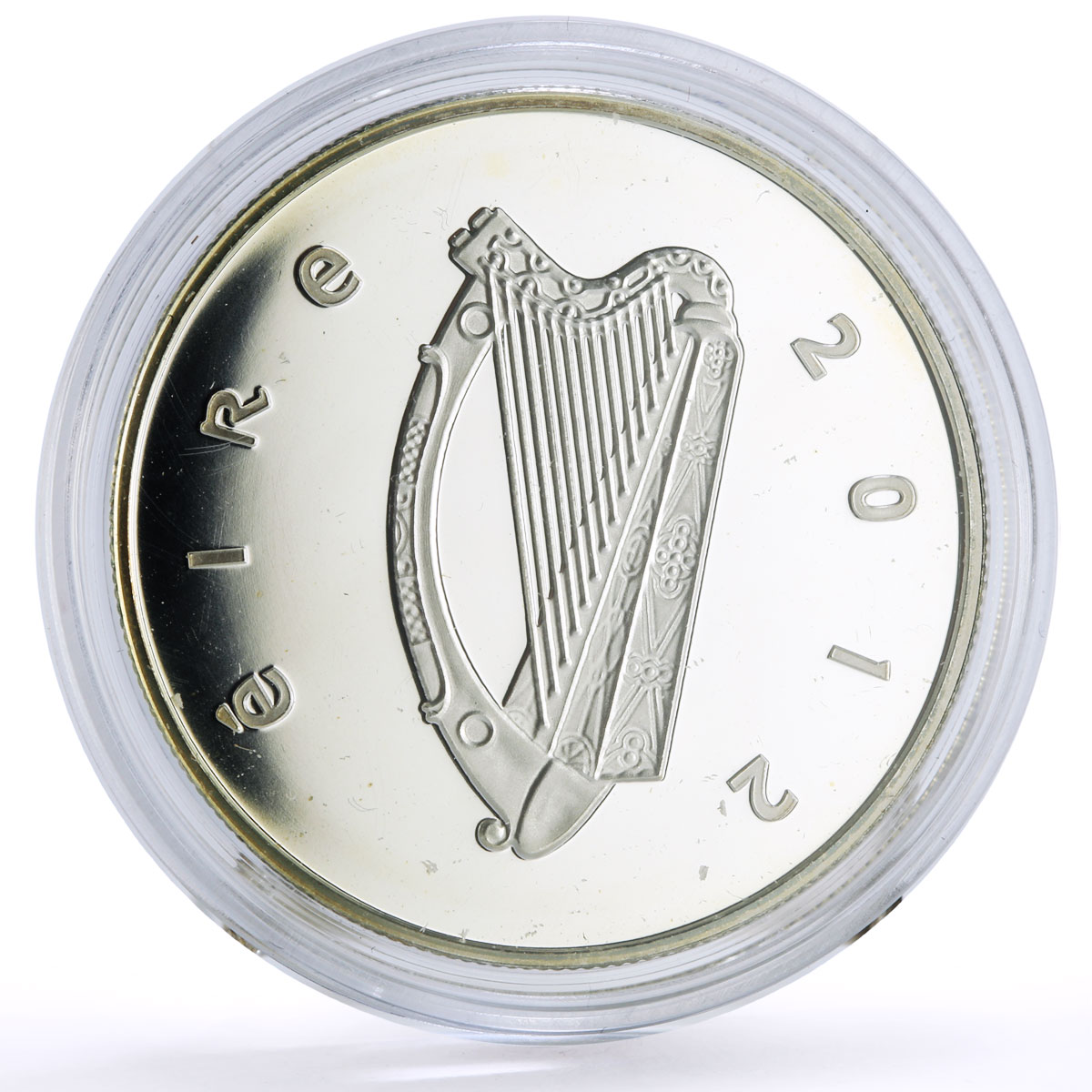 Ireland 15 euro Irish Coinage Symbols Wolfhound Dogs Animals silver coin 2012