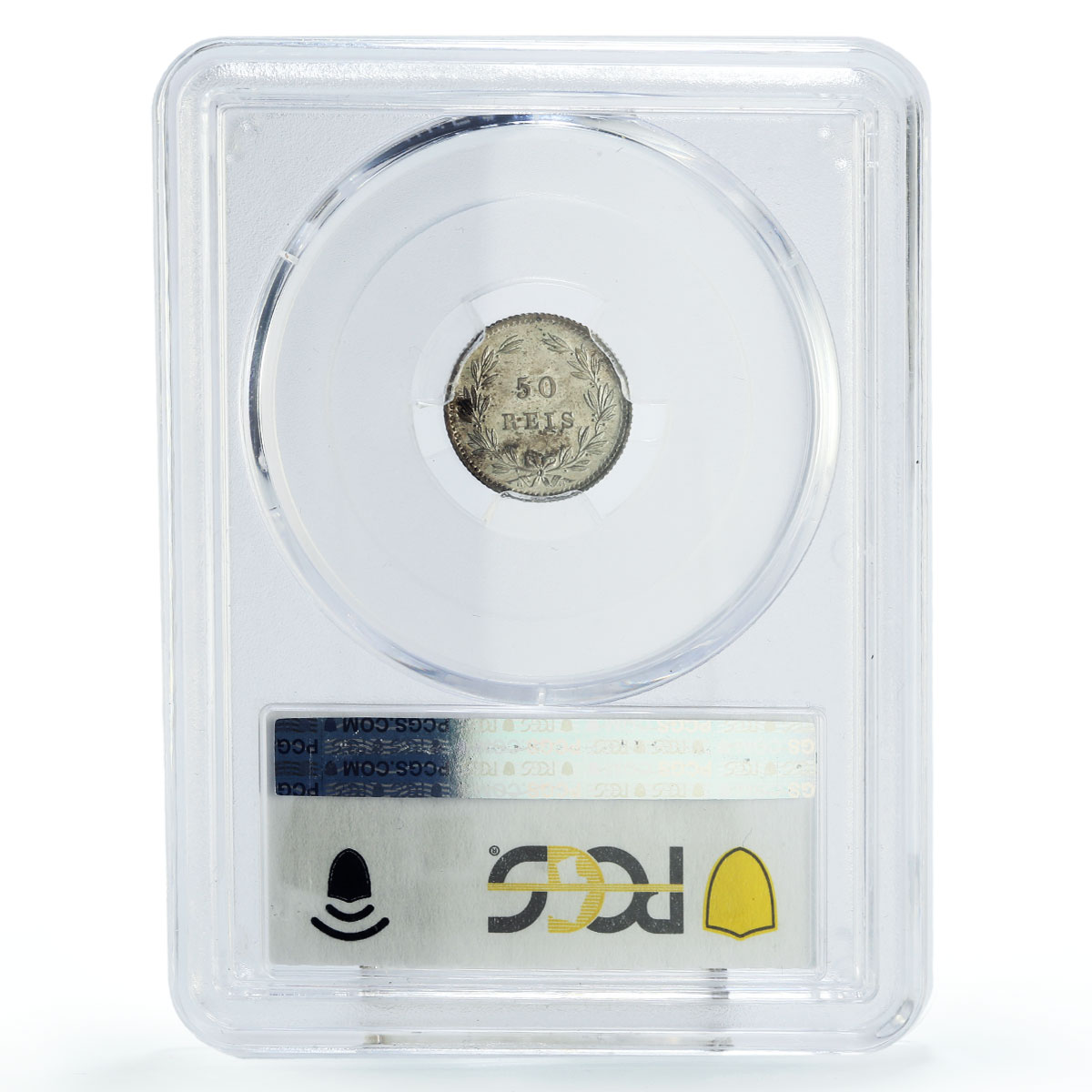 Portugal 50 reis King Luiz Ludovicus Coinage KM-506.2 MS64 PCGS silver coin 1889
