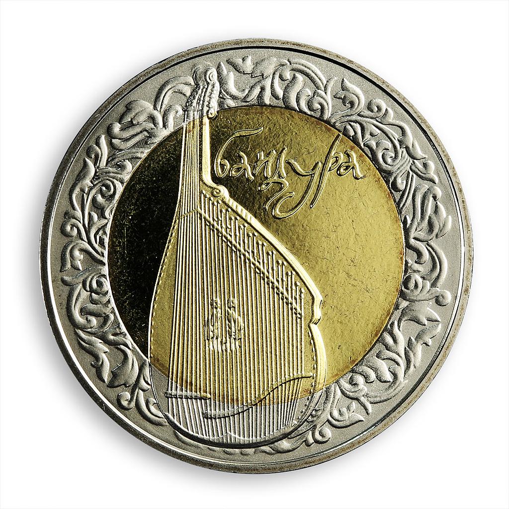 Ukraine 5 hryvnas Bandura Folk musical instruments series bimetal coin 2003