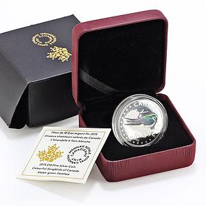 Canada 10 dollars Conservation Wildlife Swallow Bird Fauna silver coin 2015