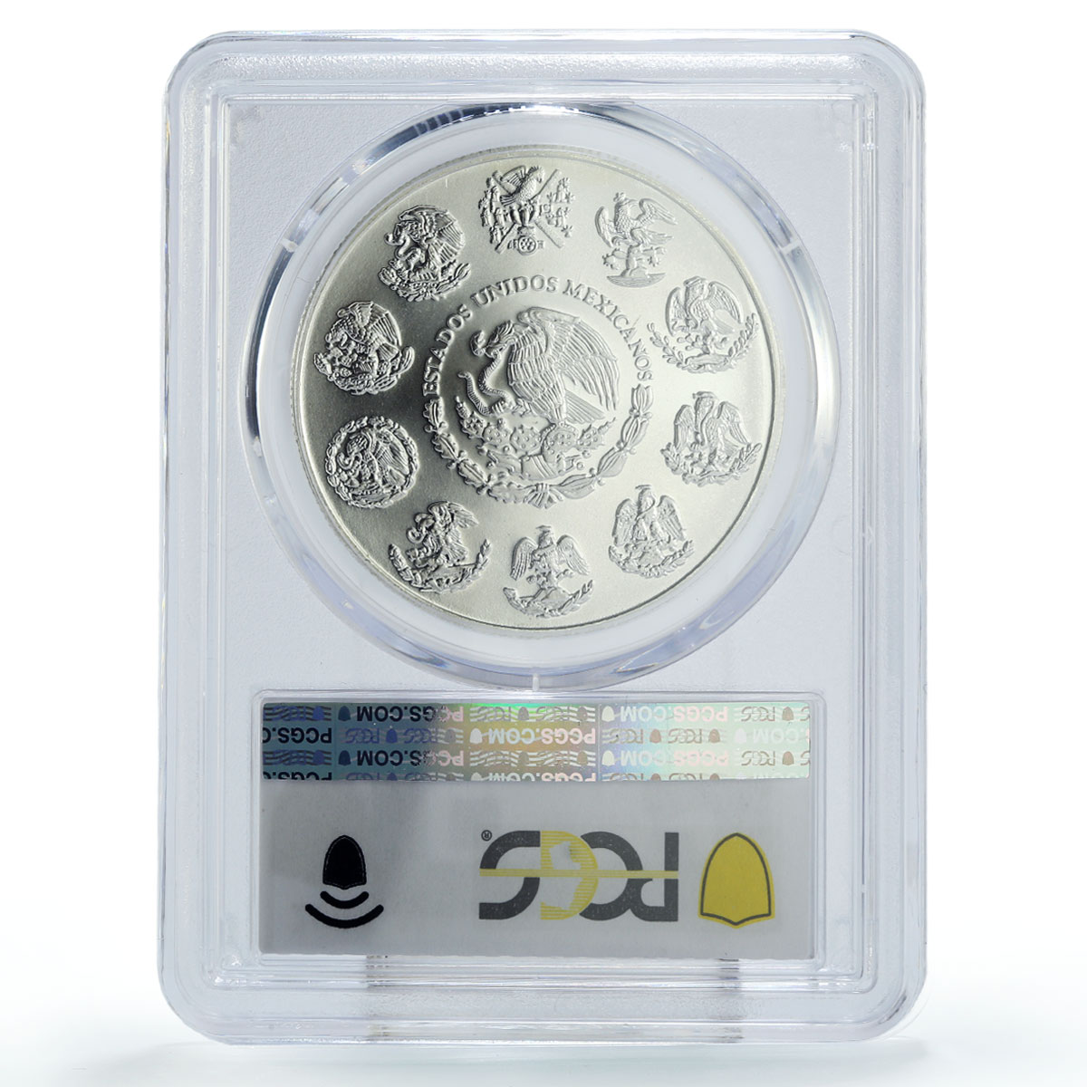 Mexico 1 onza Libertad Angel of Independence MS68 PCGS silver coin 2004