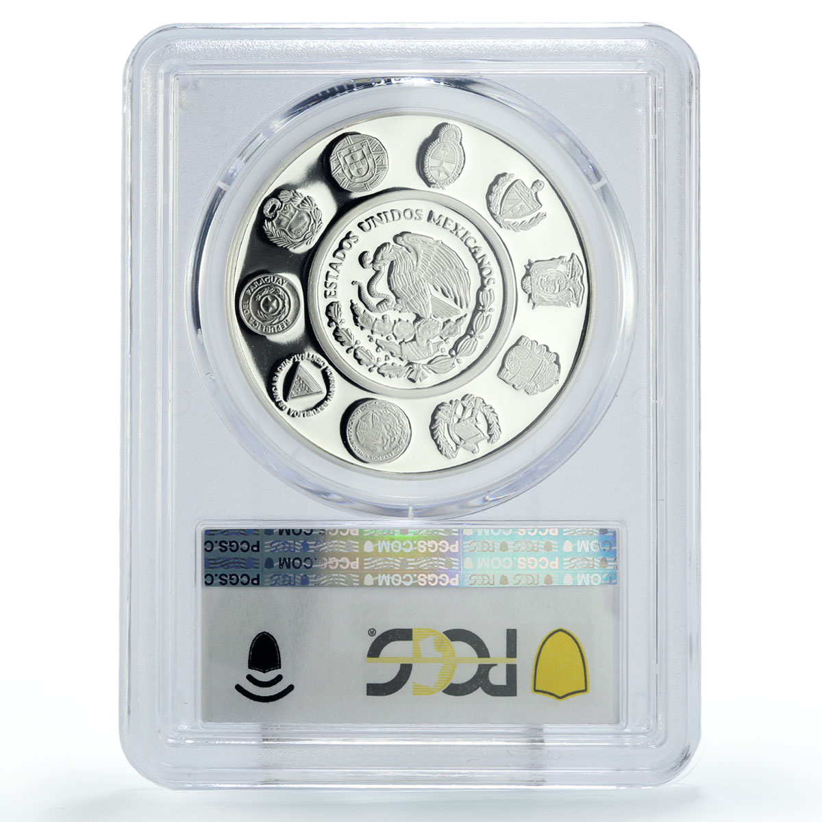 Mexico 5 pesos Navigation Acapulco Galleon Ship Clipper PR69 PCGS Ag coin 2003
