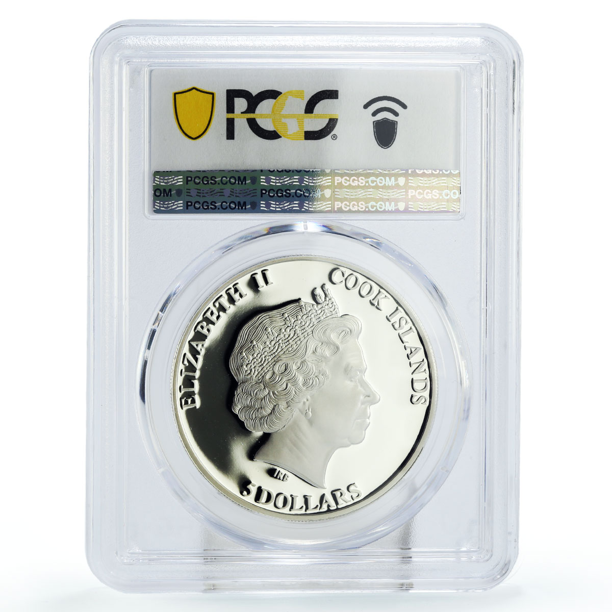 Cook Islands 5 $ Happy New Year Troika Troyka Horses PR69 PCGS silver coin 2012