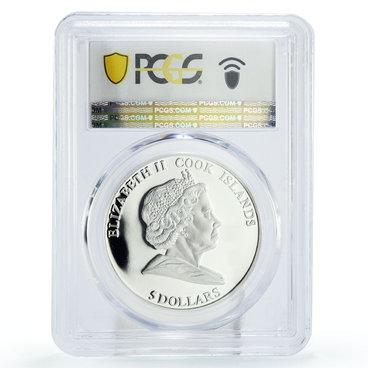 Cook Islands 5 dollars Women Day Roses Butterfly PR69 PCGS silver coin 2009