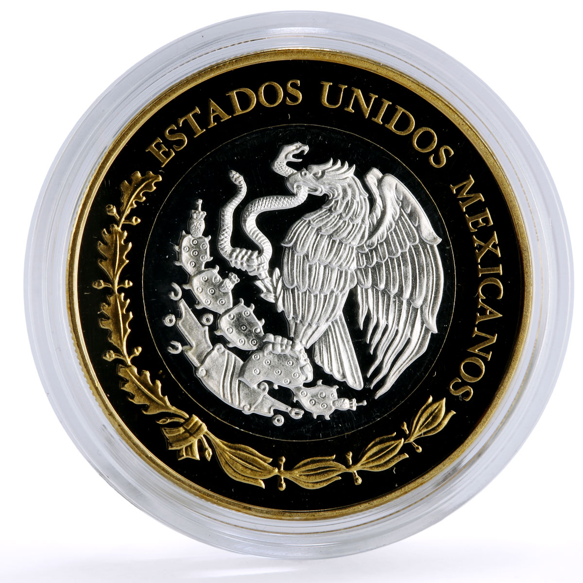 Mexico 100 pesos Numismatic Heritage Suriana Zapatista 2 Pesos bimetal coin 2013