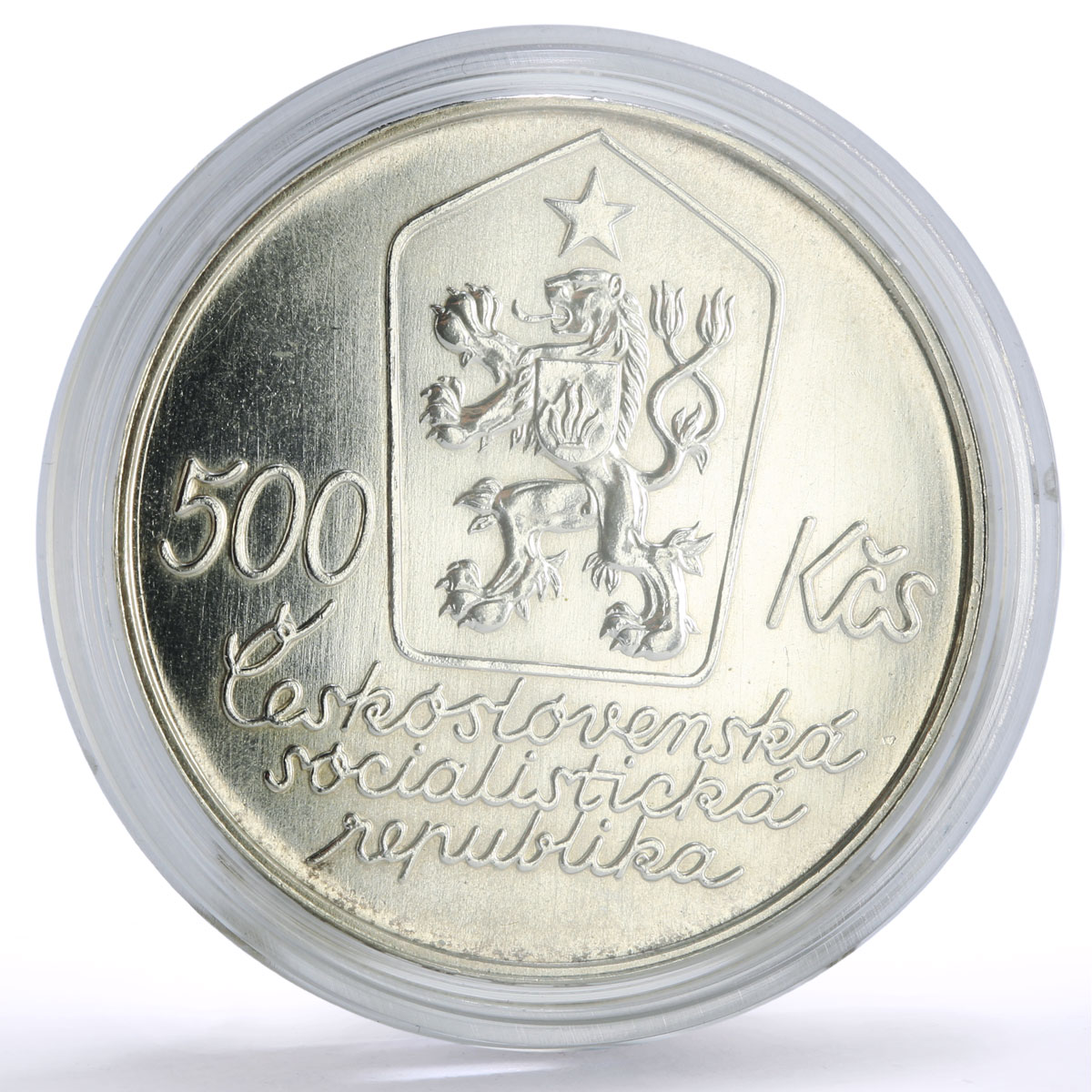 Czechoslovakia 500 korun Painter Josef Lada Anniversary Art silver coin 1987