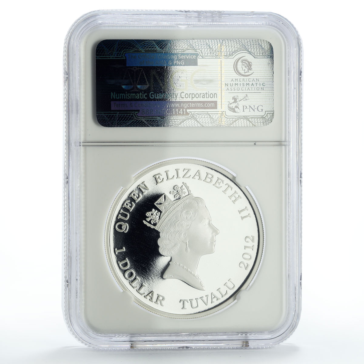 Tuvalu 1 dollar Seafaring Cutty Sark Ship Clipper PF70 NGC silver coin 2012