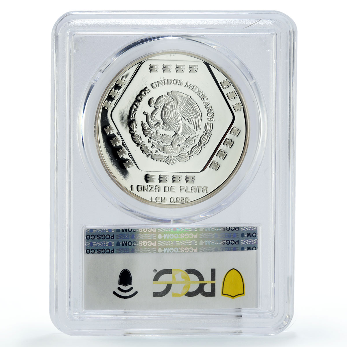 Mexico 5 pesos Precolombina Chaac Mool Sculpture PR68 PCGS silver coin 1994
