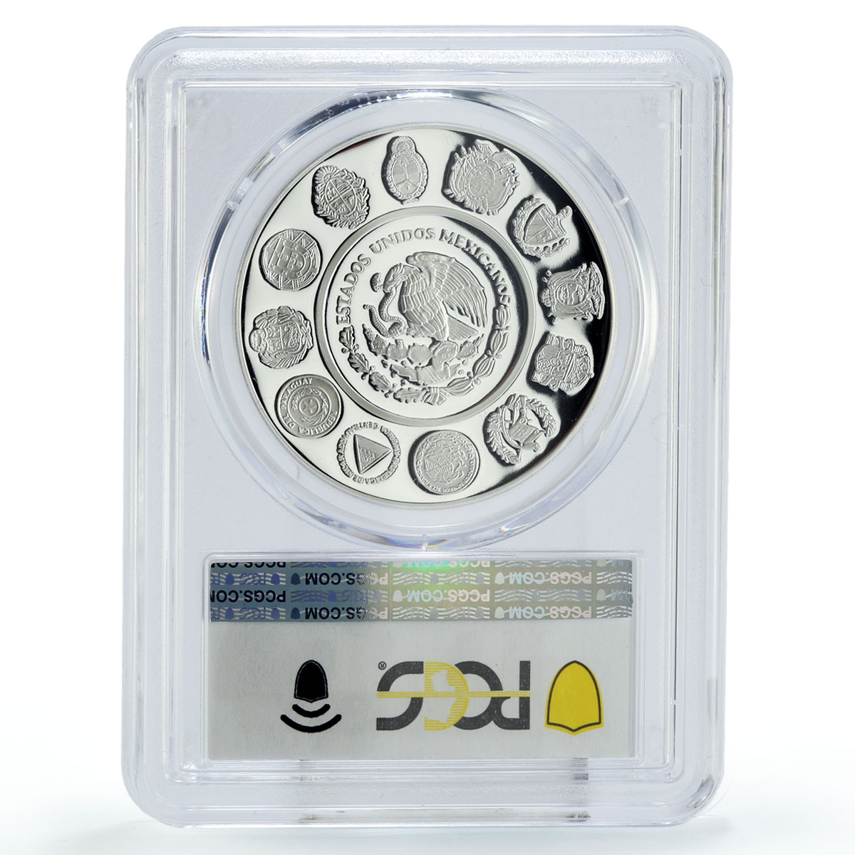 Mexico 5 pesos Ibero-American Dances Jarabe Tapatio PR69 PCGS silver coin 1997