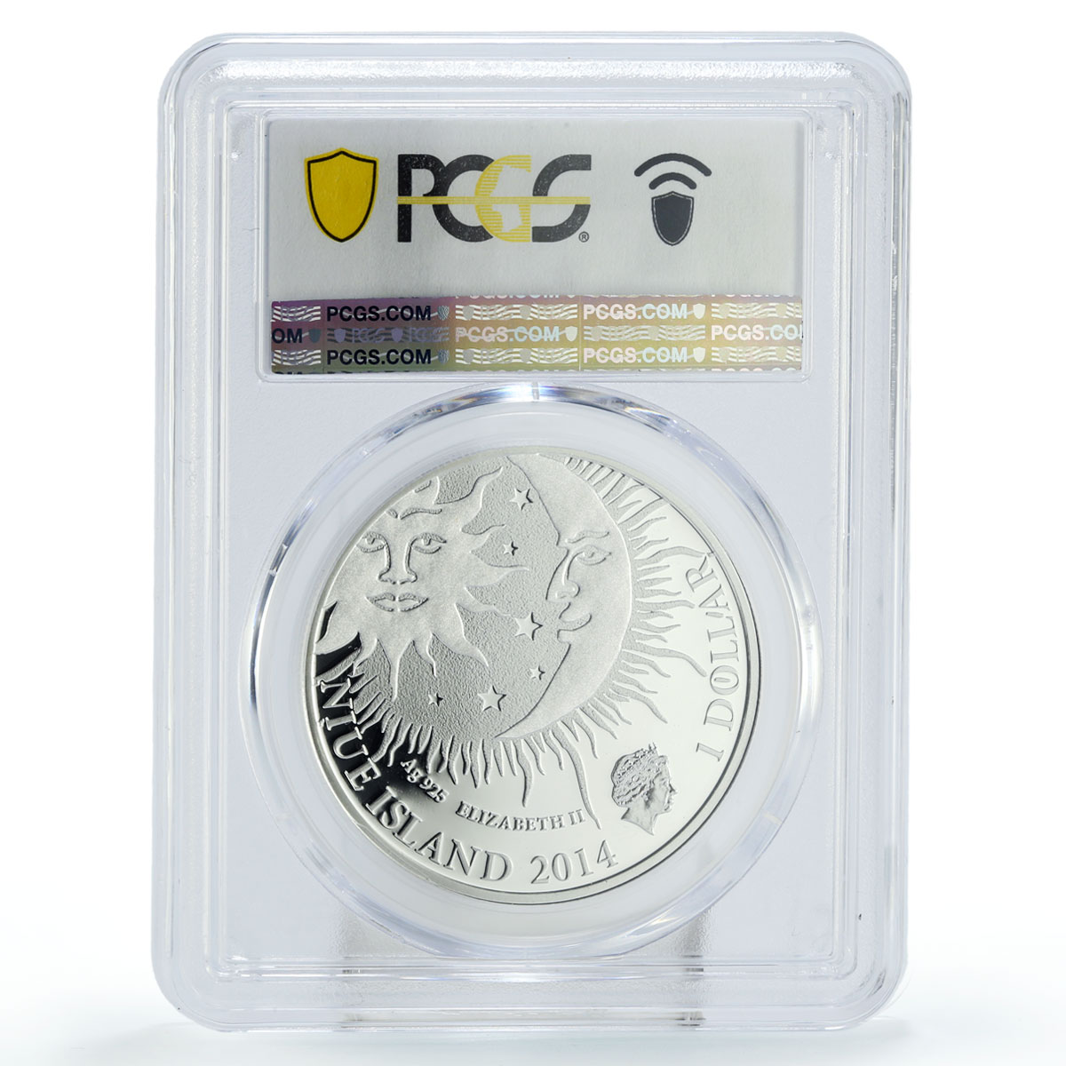 Niue 1 dollar Zodiac Signs Virgo PR70 PCGS colored silver coin 2014