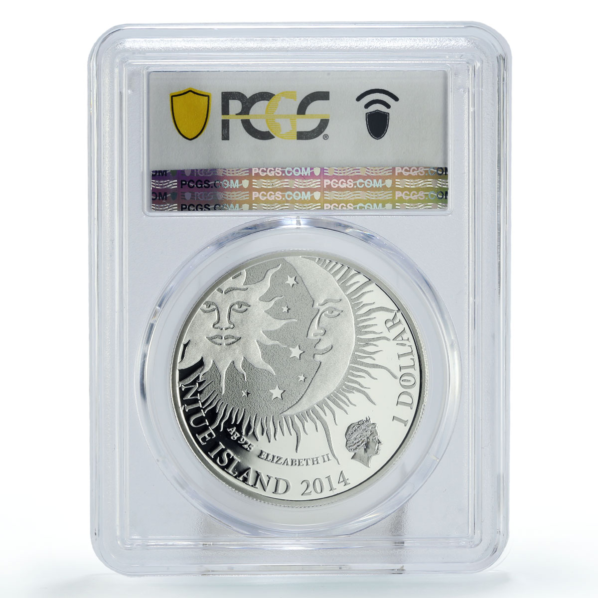 Niue 1 dollar Zodiac Signs Capricorn PR70 PCGS colored silver coin 2014
