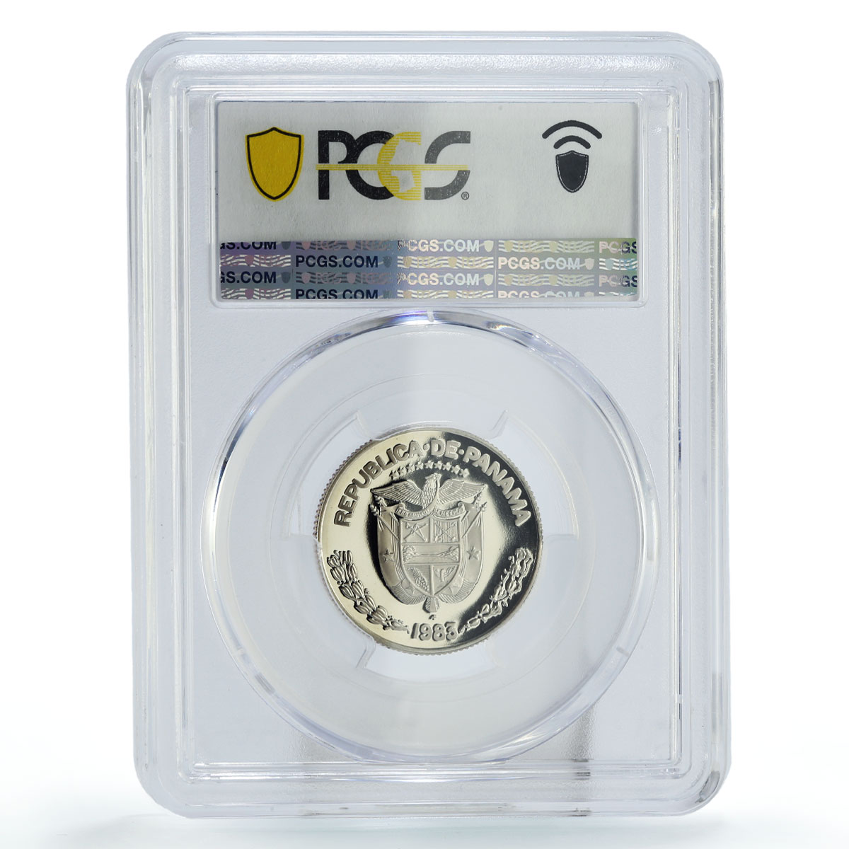 Panama 1/4 balboa Regular Coinage Vasco Balboa KM-88 PR69 PCGS CuNi coin 1983