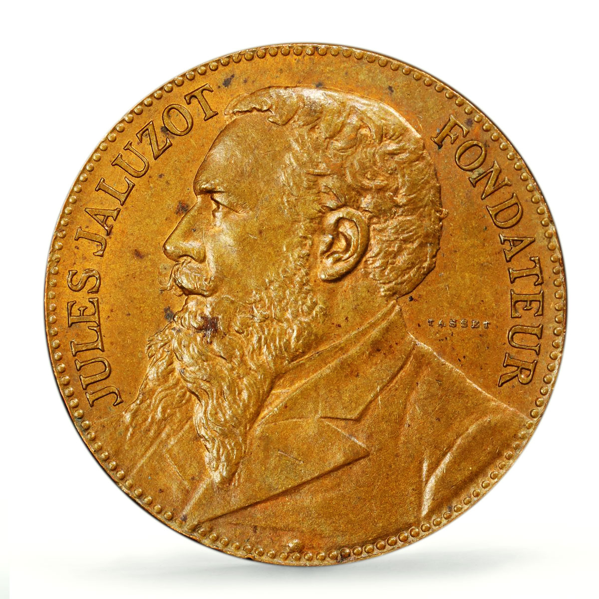 France Jules Jaluzot Printemps AU AE MS64 PCGS bronze token medal coin 1884