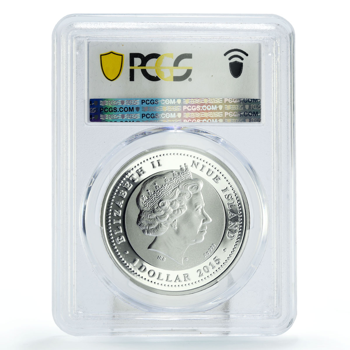 Niue 1 dollar Galaxies Antennae Galaxy Space PR69 PCGS silver coin 2015