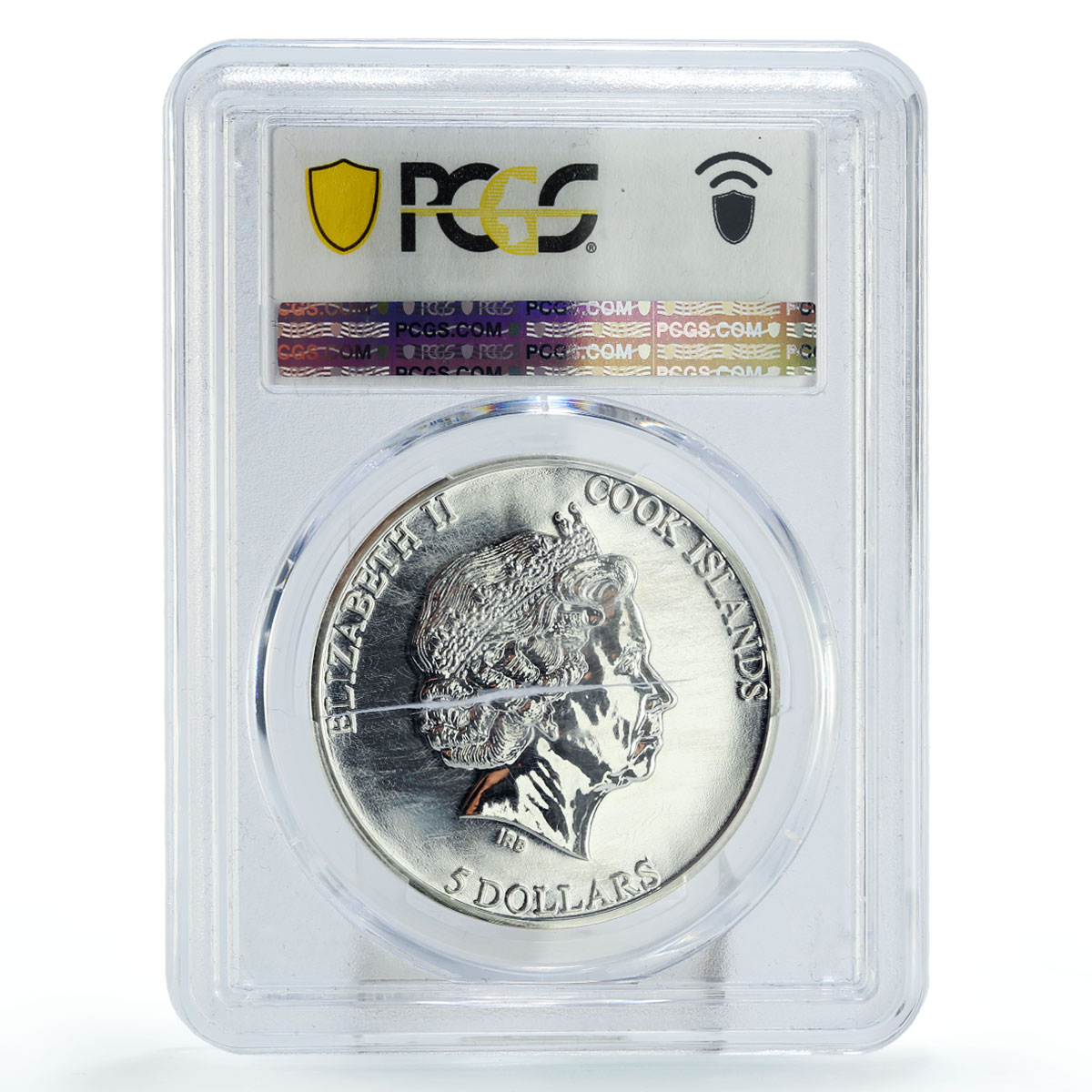 Cook Islands 5 dollars Fidelity Love Family Chamomile PR66 PCGS silver coin 2014