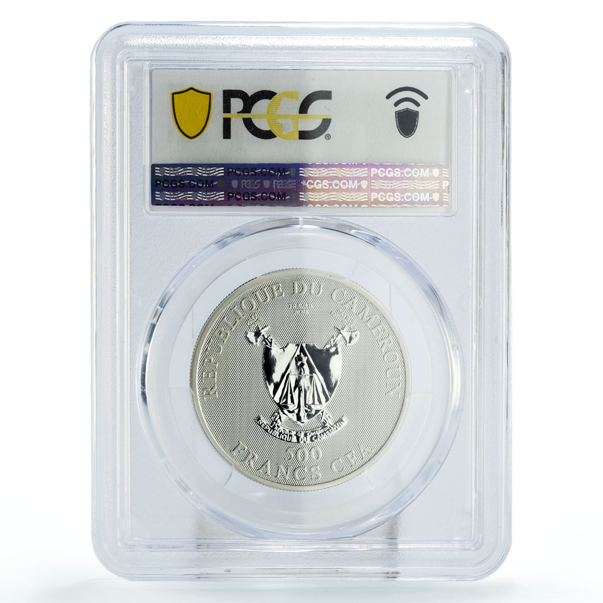 Cameroon 500 francs Zodiac Signs Virgo Hologram PR69 PCGS silver coin 2010