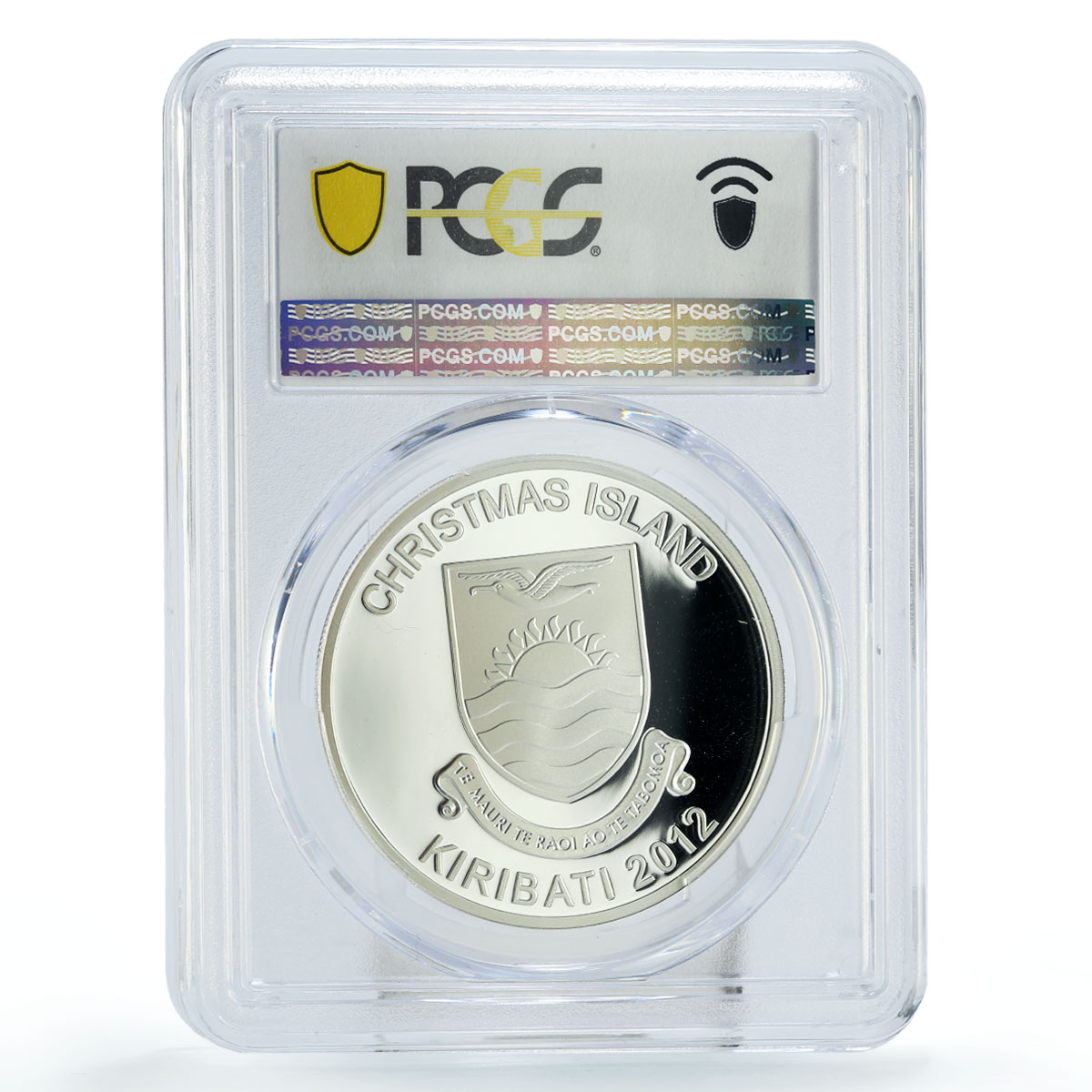 Kiribati 5 dollars New Year Christmas Santa Claus PR69 PCGS silver coin 2012