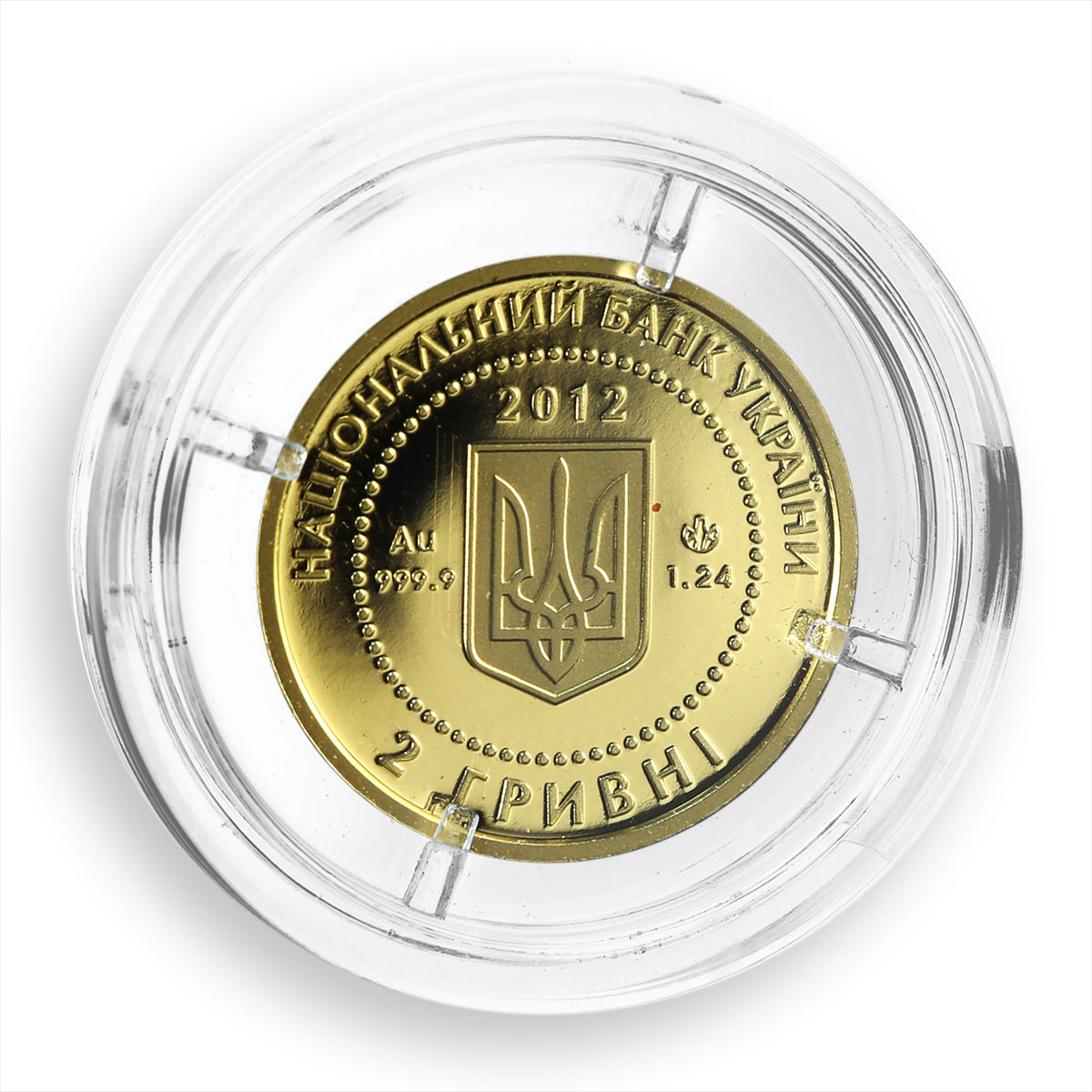 Ukraine, 2 hryvnia, Malva, Mallow, flower, love, native land, gold, coin, 2012