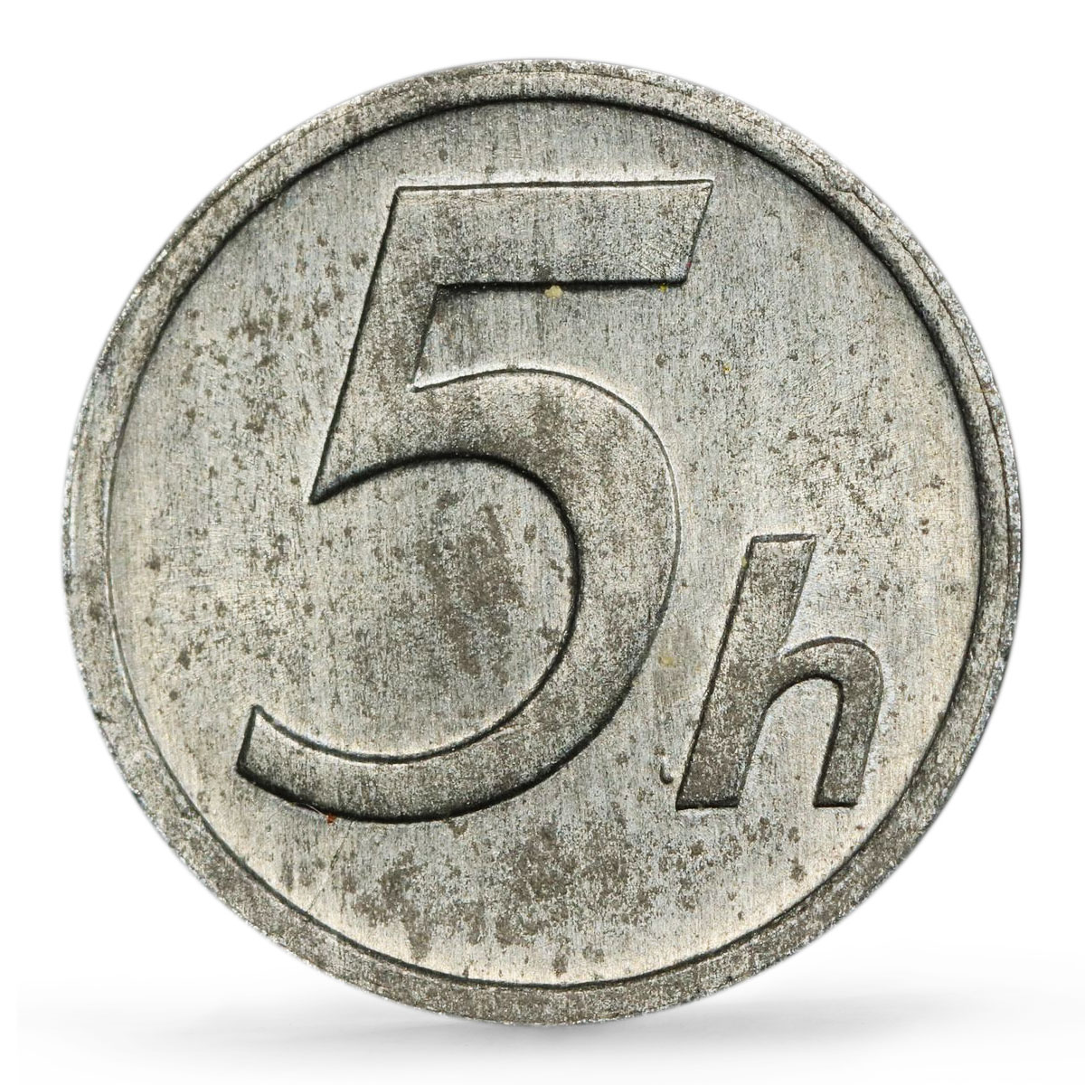 Slovakia 5 halierov Regular Coinage Coat of Arms KM-8 MS64 PCGS zinc coin 1942