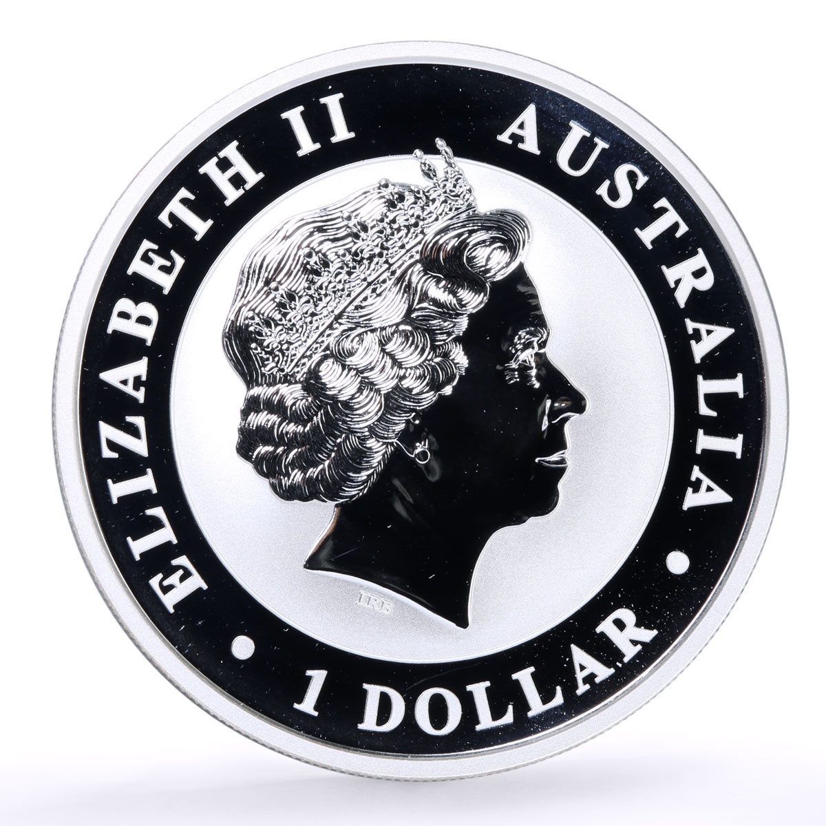 Australia 1 dollar Endangered Wildlife Eagle Bird Fauna gilded silver coin 2017