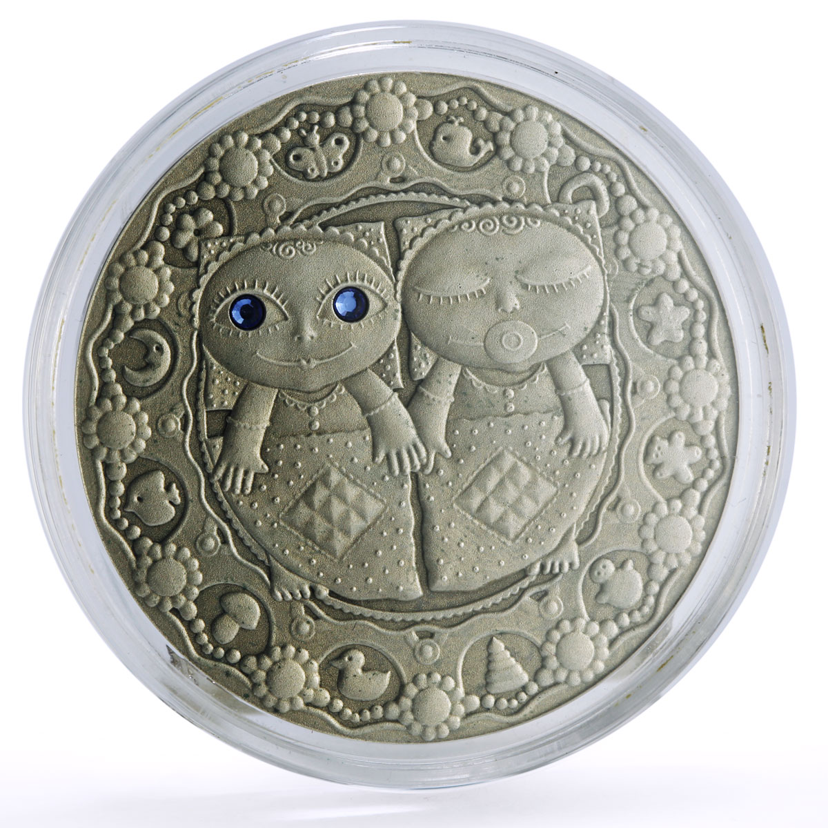 Belarus 20 rubles Zodiac Signs series Gemini silver coin 2009