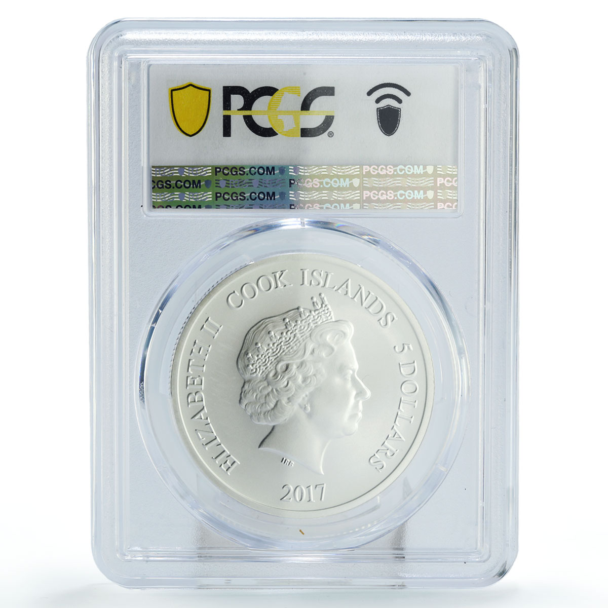 Cook Islands 5 dollars Upper Deck Tarasenko Hockey MS70 PCGS silver coin 2017