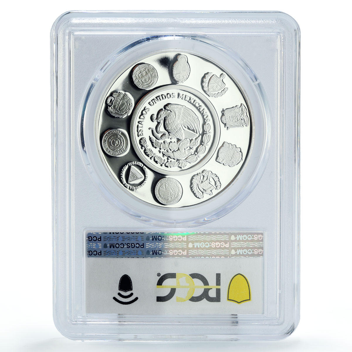 Mexico 5 pesos Navigation Acapulco Galleon Ship Clipper PR69 PCGS Ag coin 2003